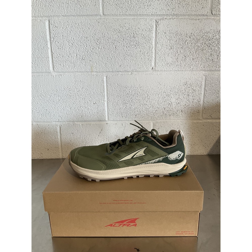 Altra Lone Peak 9+ Trail Running Shoes Men's Size 11.5 Green (New Other)